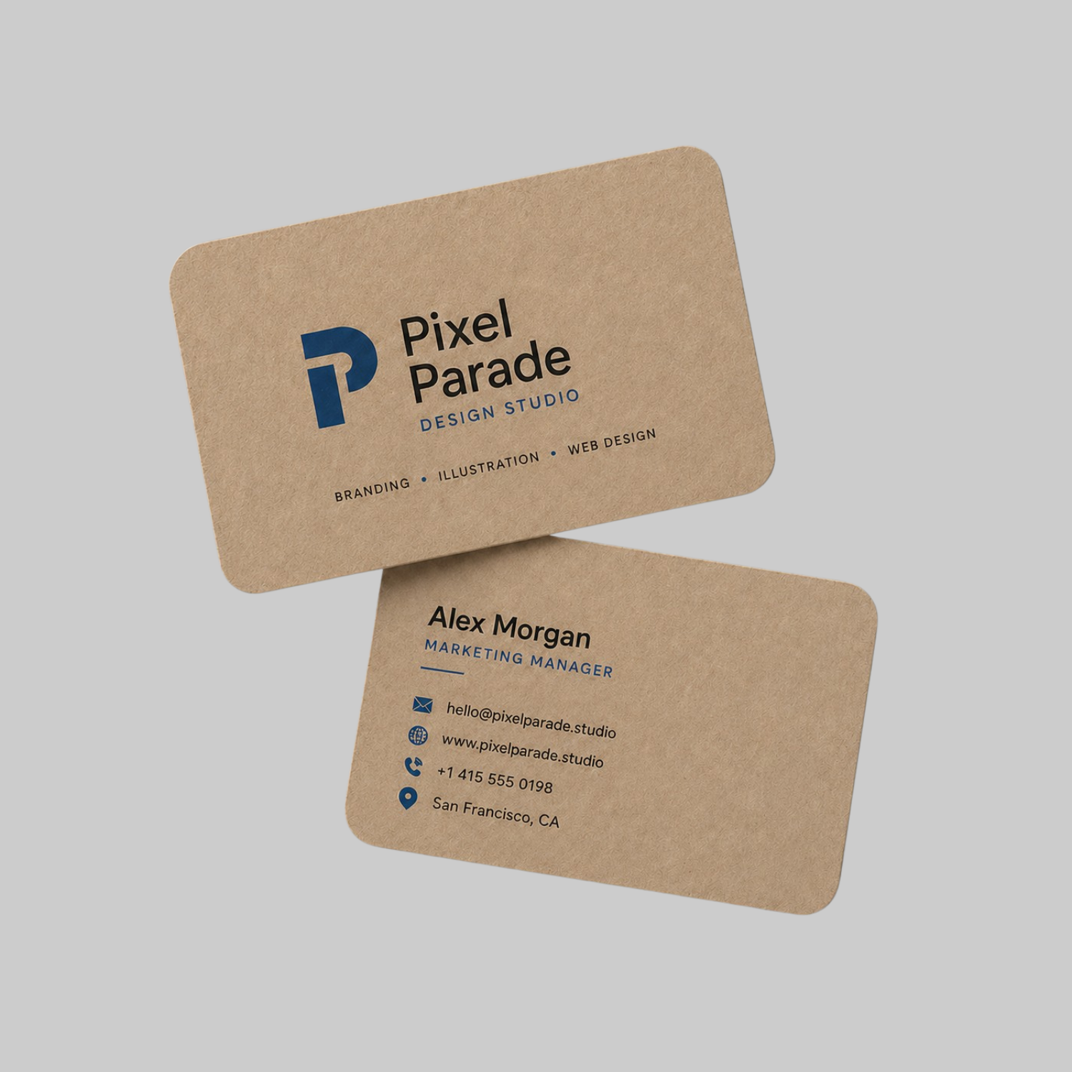 Custom Printed Basic Business Cards