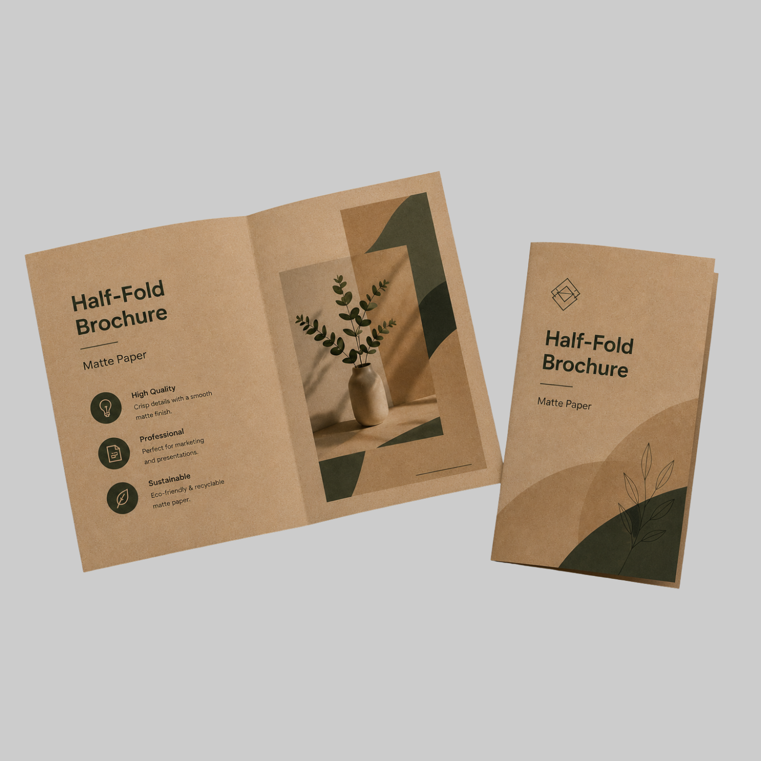 A5 - Custom Printed Half Fold Brochures