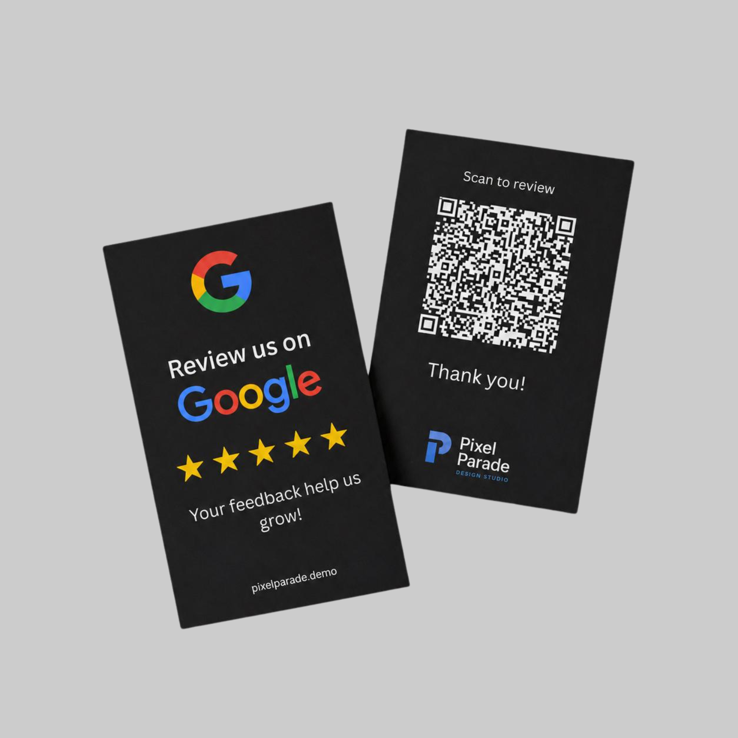 Custom Printed Paper Review Cards