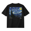 The Starry Night on Drop Shoulder T-shirts