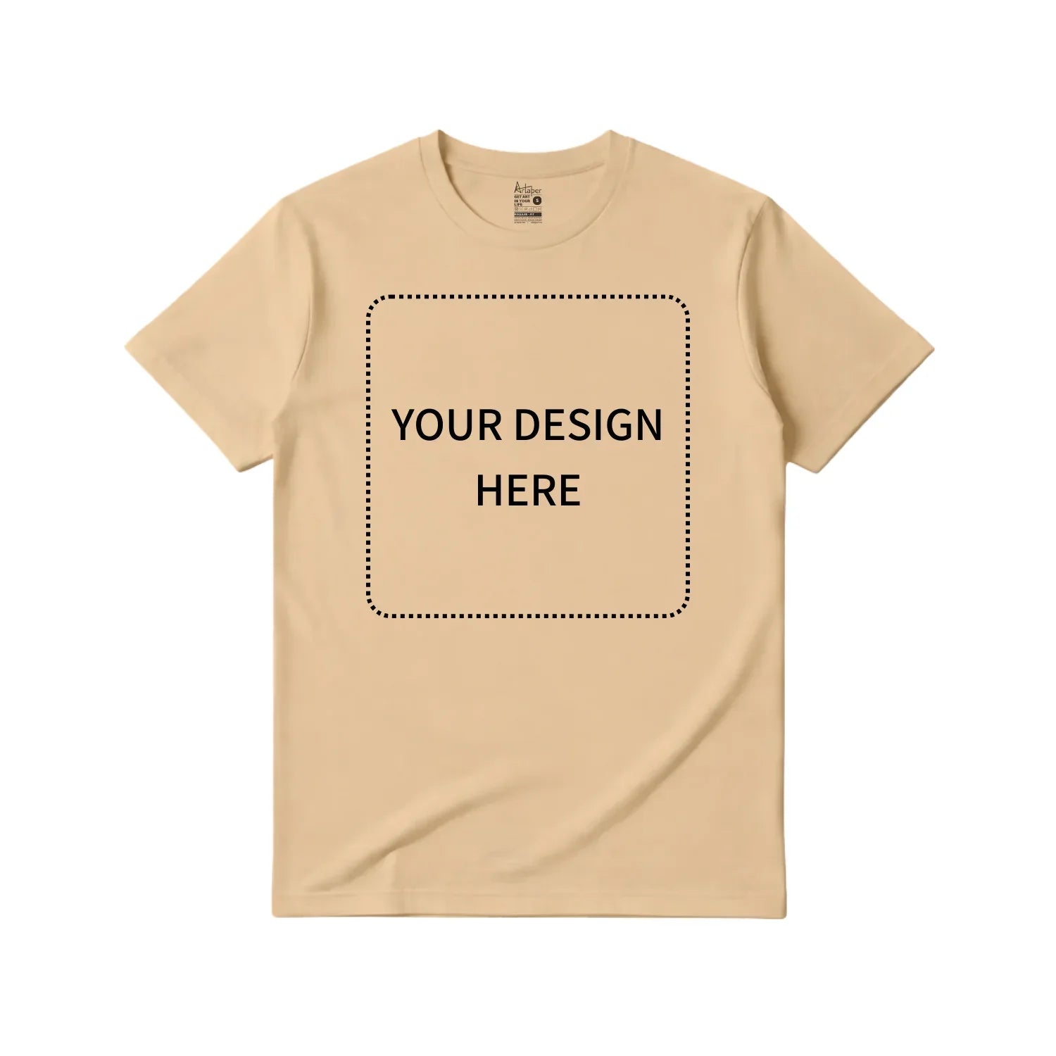 Custom Printed Regular Fit T-shirt - Artaper