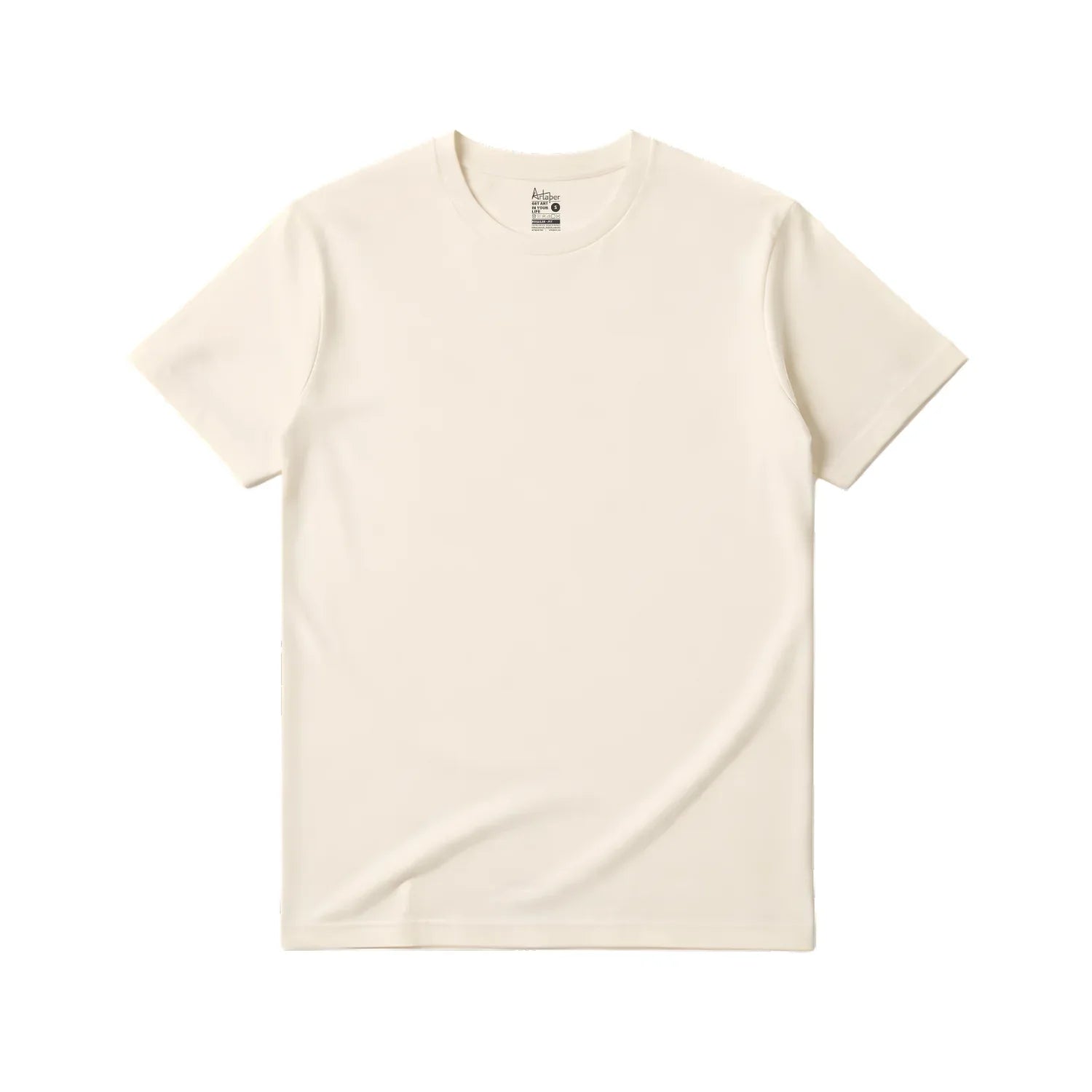 Plain Regular Fit T-shirts - Artaper