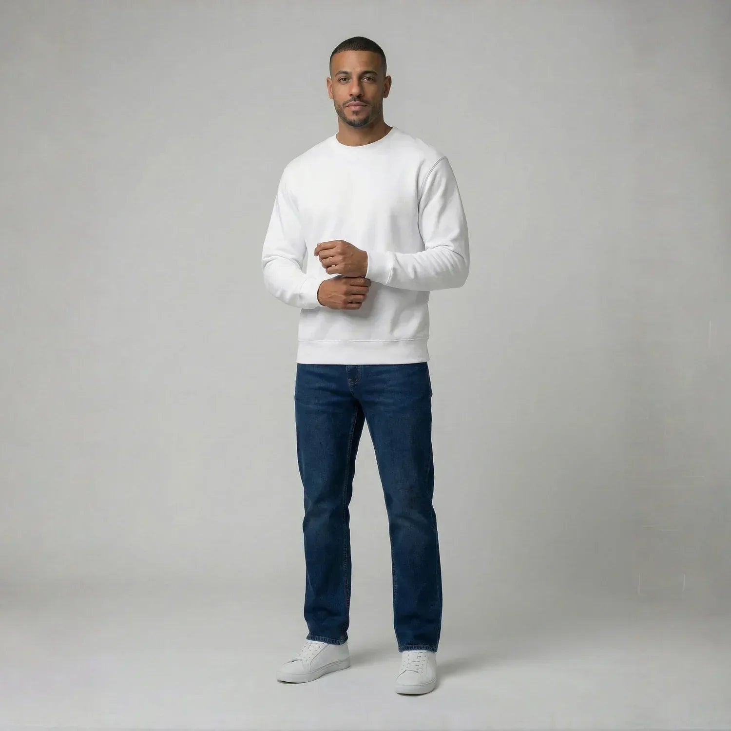 Round Neck Sweatshirts - Artaper