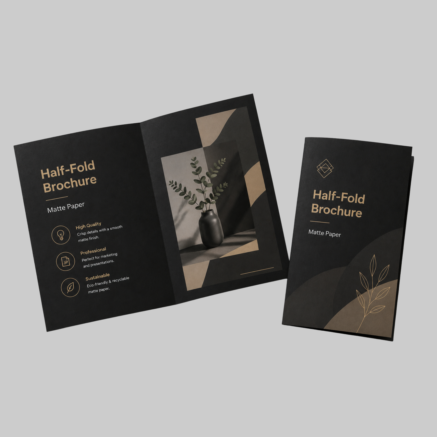 A5 - Custom Printed Half Fold Brochures
