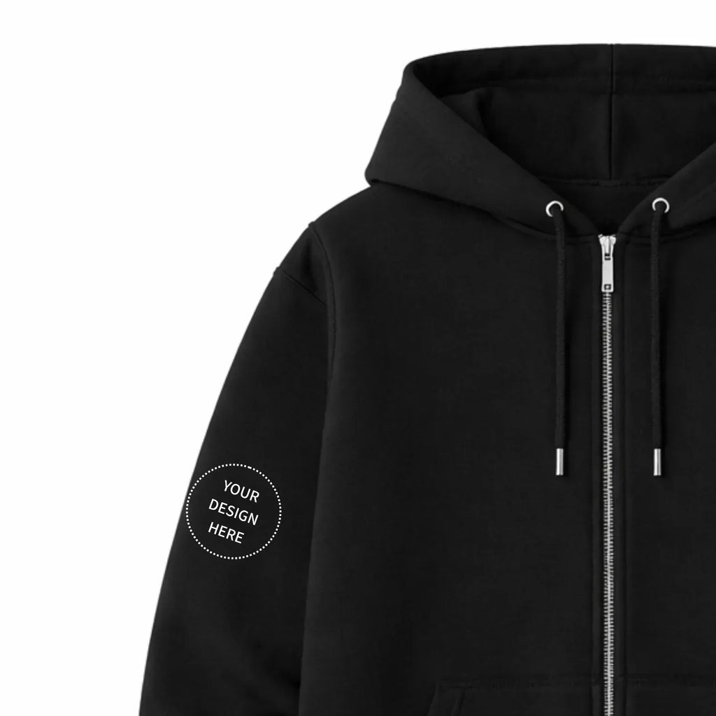 Custom Printed Regular Fit Hooded Jackets