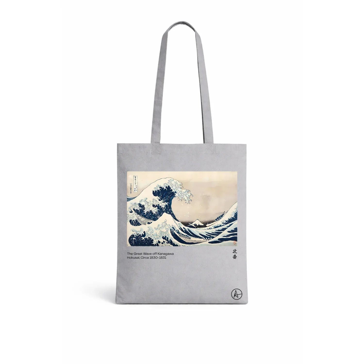 The Great Wave of Kanagawa on Cotton Tote Bags