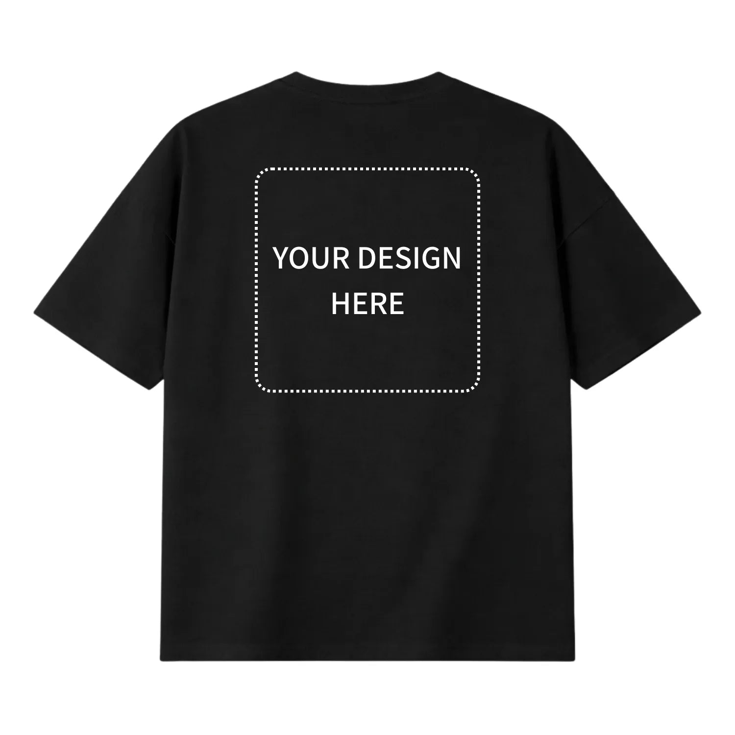 Custom Printed Oversized Drop Shoulder T-shirts - Artaper