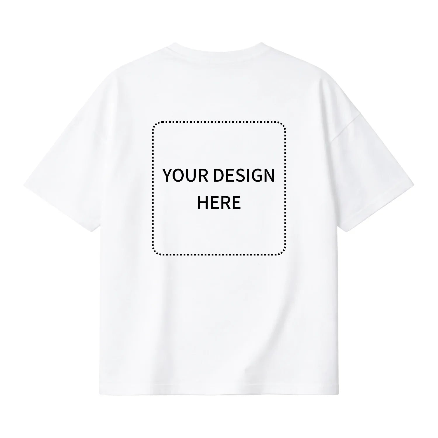 Custom Printed Oversized Drop Shoulder T-shirts - Artaper