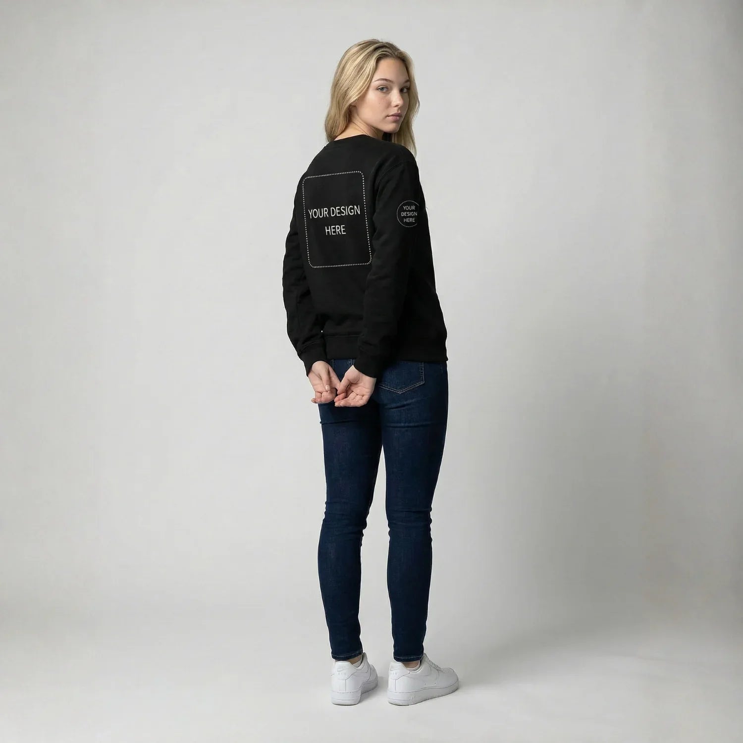 Custom Printed Round Neck Sweatshirts