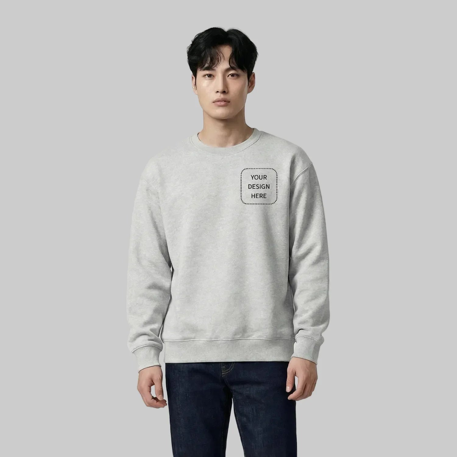 Custom Printed Round Neck Sweatshirts