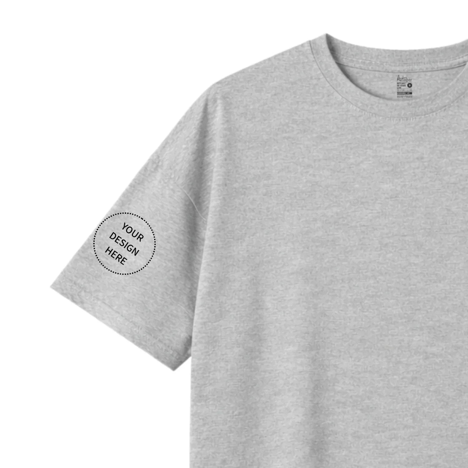 Custom Printed Oversized Drop Shoulder T-shirts - Artaper