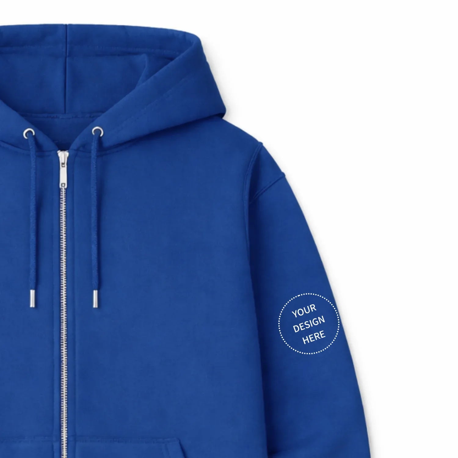 Custom Printed Regular Fit Hooded Jackets