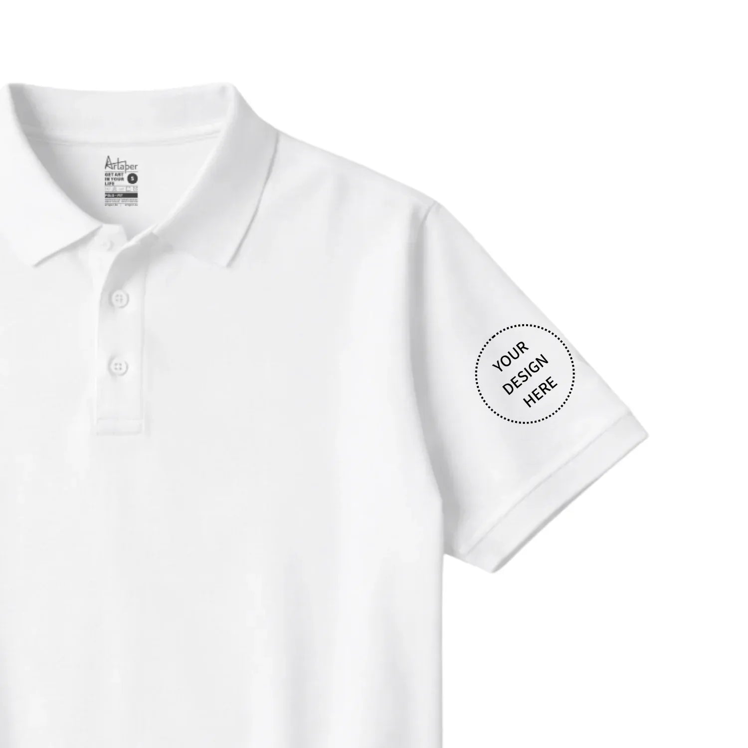 Custom Printed Short Sleeve Polos - Artaper