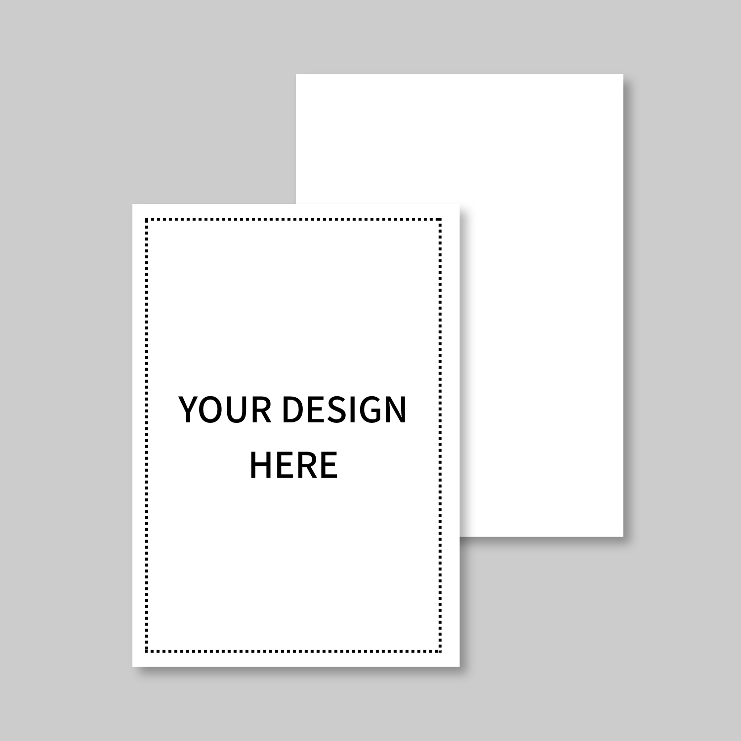 A4 - Custom Printed Basic Menu Cards