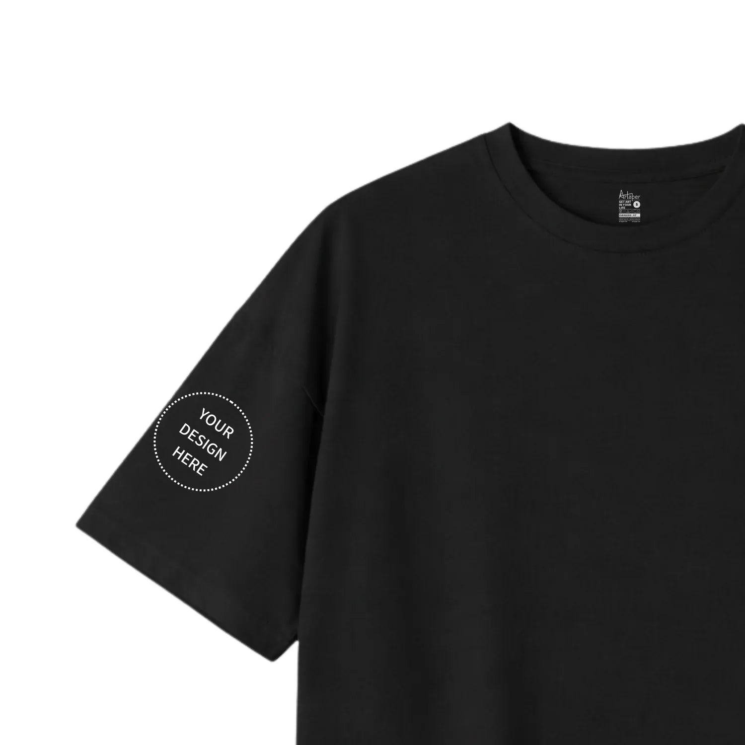 Custom Printed Oversized Drop Shoulder T-shirts - Artaper