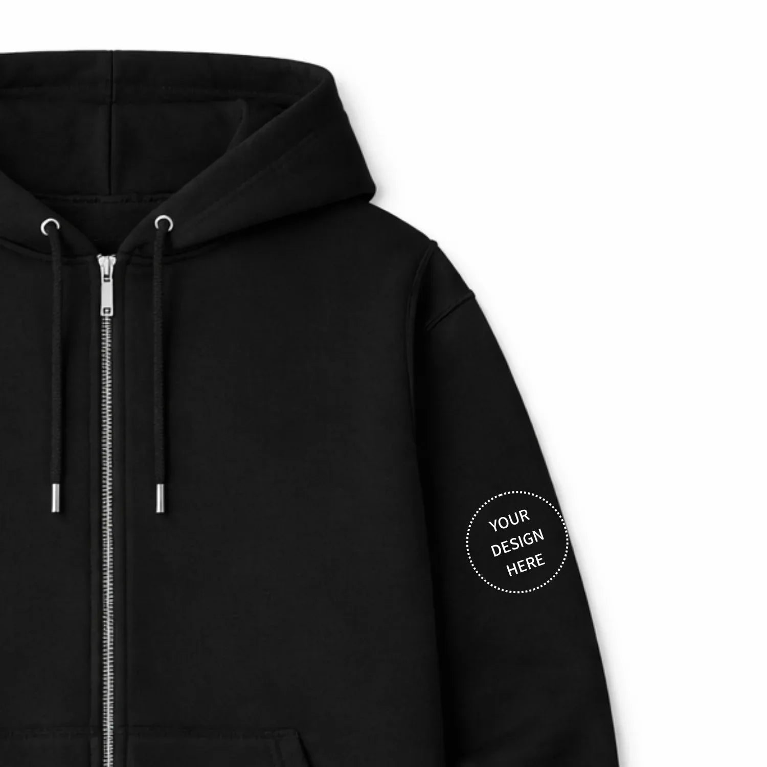 Custom Printed Regular Fit Hooded Jackets
