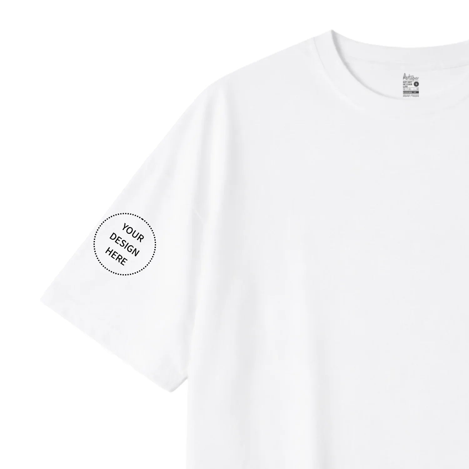 Custom Printed Oversized Drop Shoulder T-shirts - Artaper