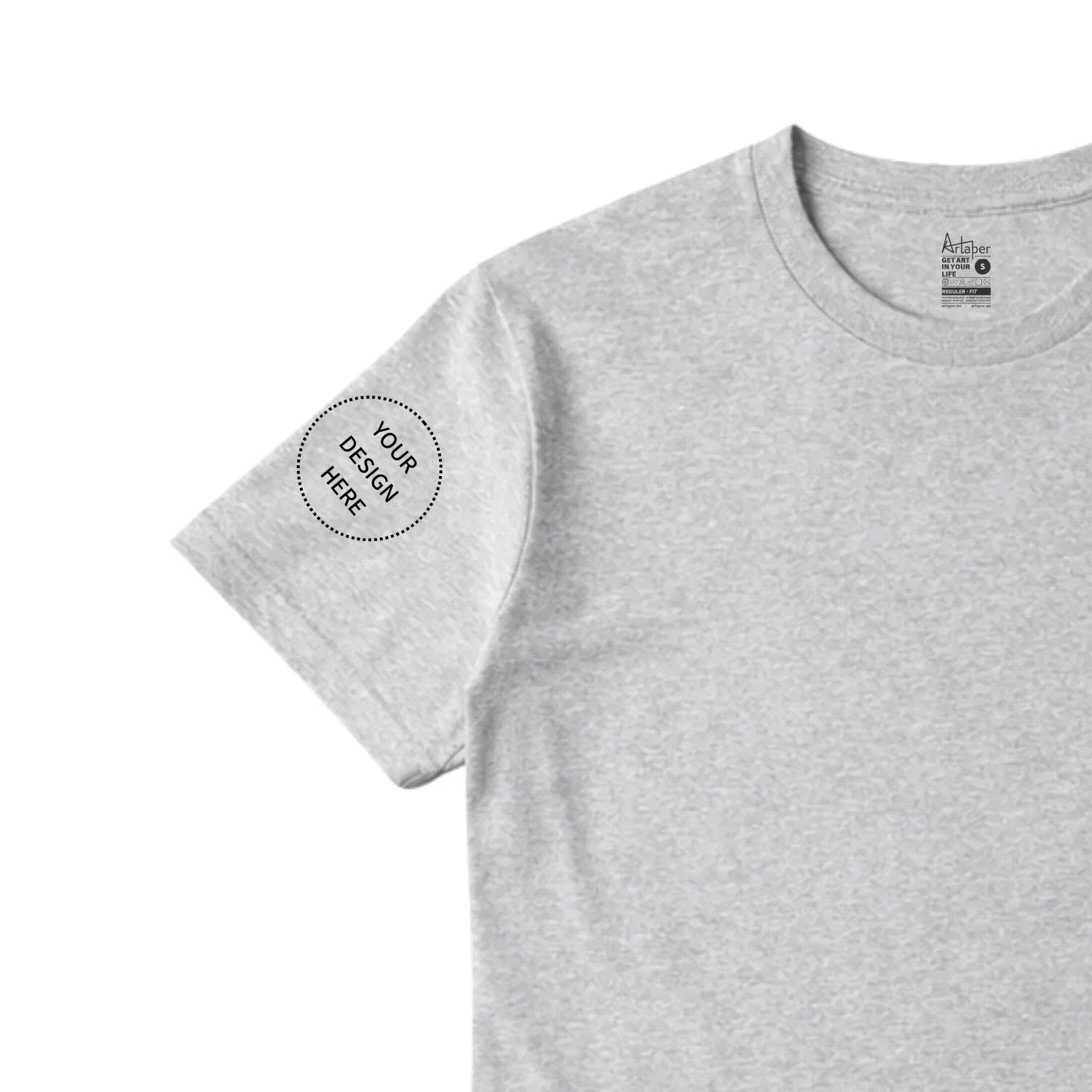 Custom Printed Regular Fit T-shirt - Artaper