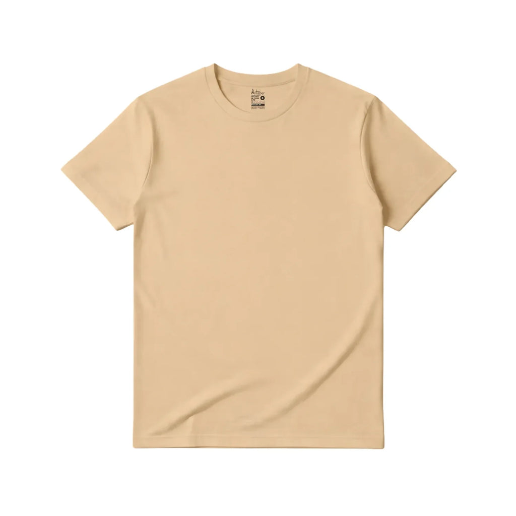 Plain Regular Fit T-shirts - Artaper