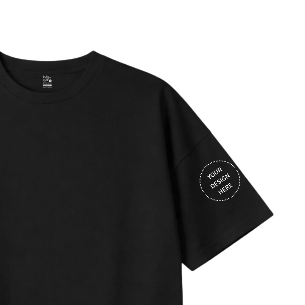 Custom Printed Oversized Drop Shoulder T-shirts - Artaper