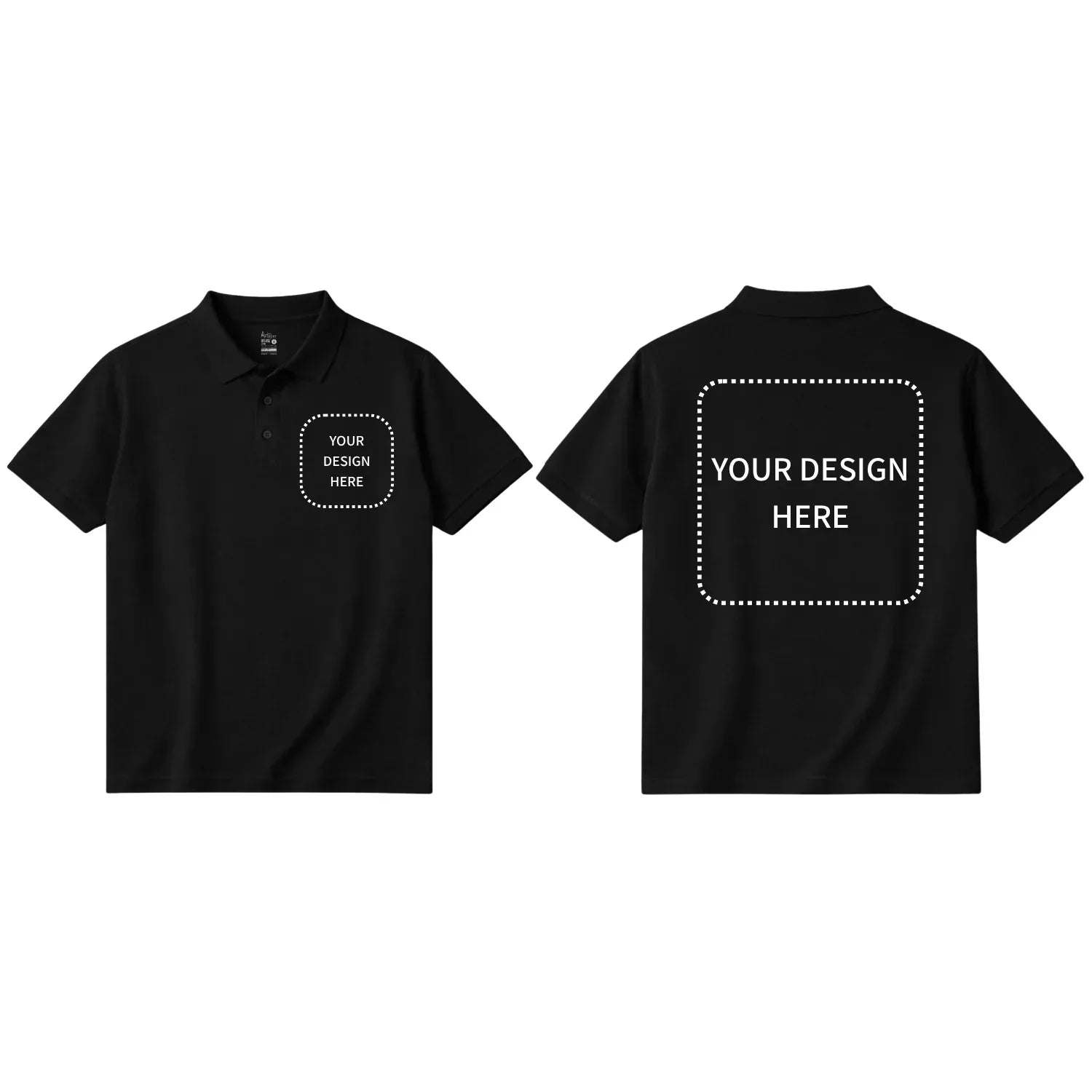 Custom Printed Short Sleeve Polos - Artaper