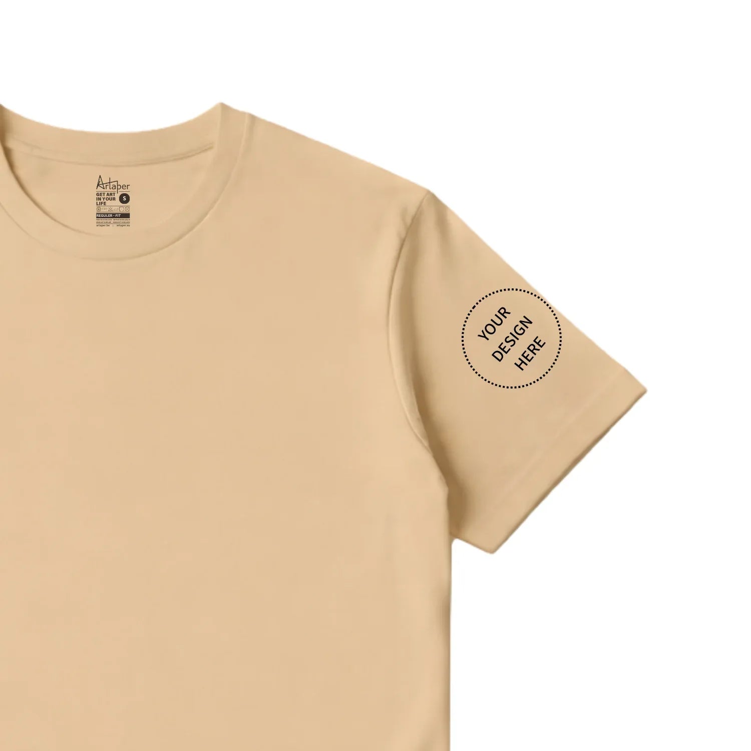 Custom Printed Regular Fit T-shirt - Artaper