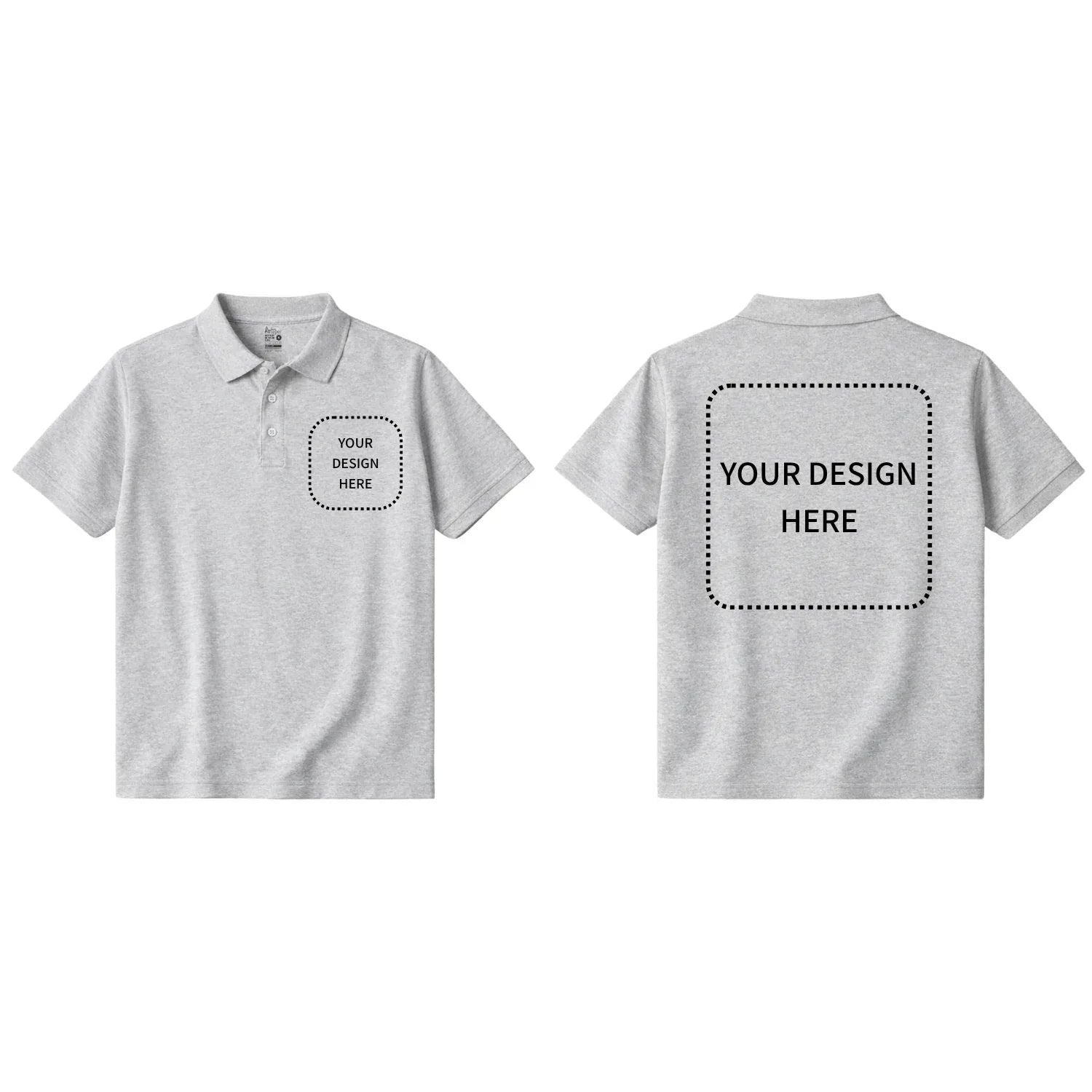 Custom Printed Short Sleeve Polos - Artaper