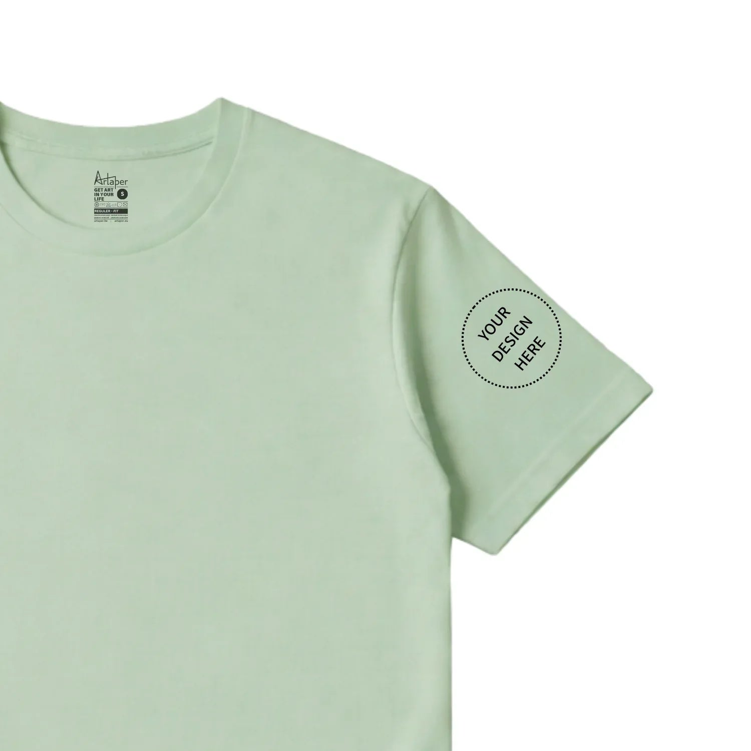 Custom Printed Regular Fit T-shirt - Artaper