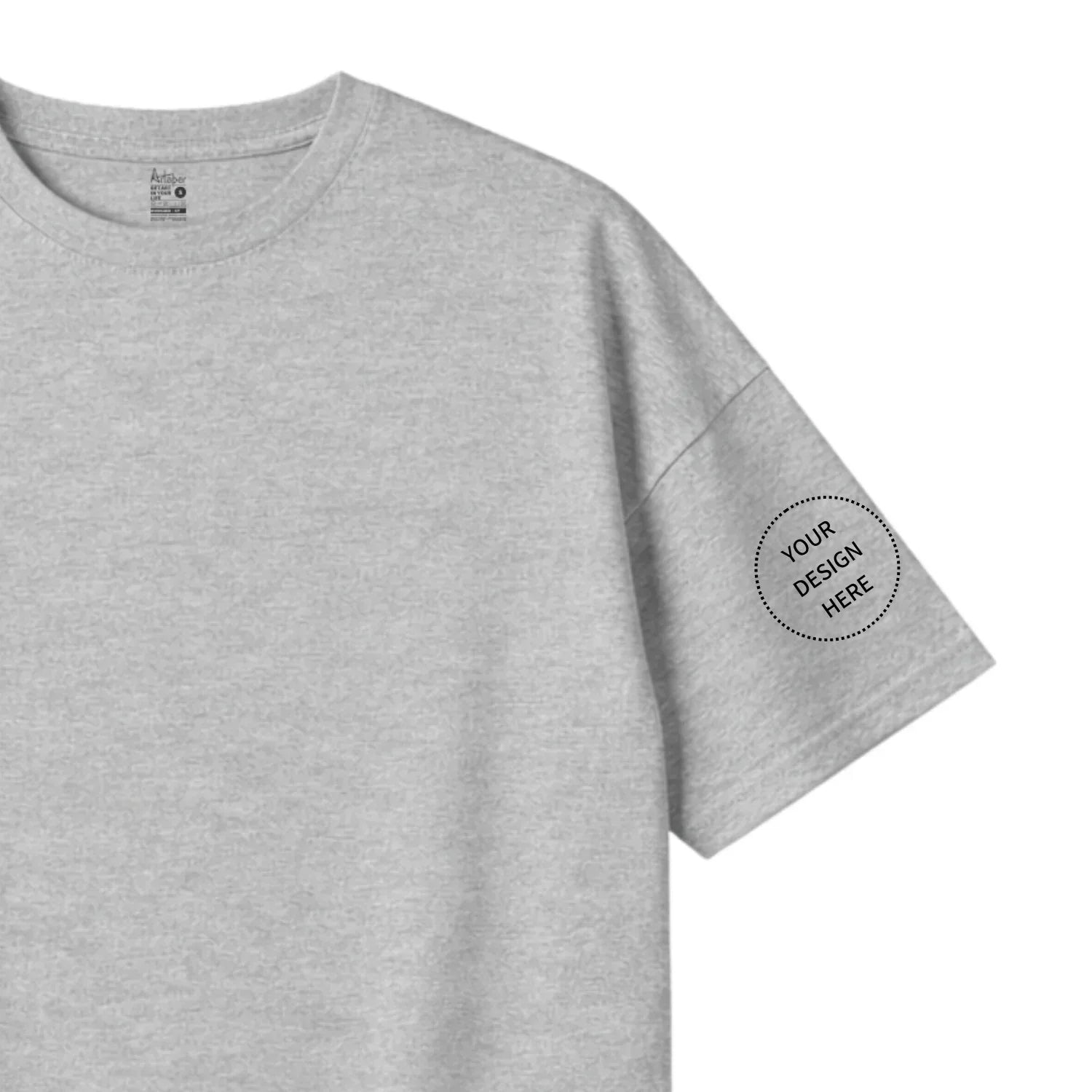 Custom Printed Oversized Drop Shoulder T-shirts - Artaper