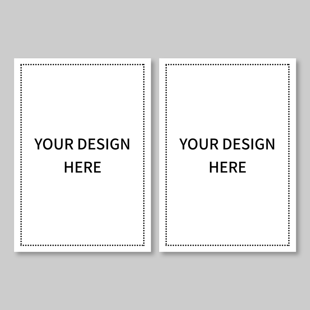 A4 - Custom Printed Basic Menu Cards