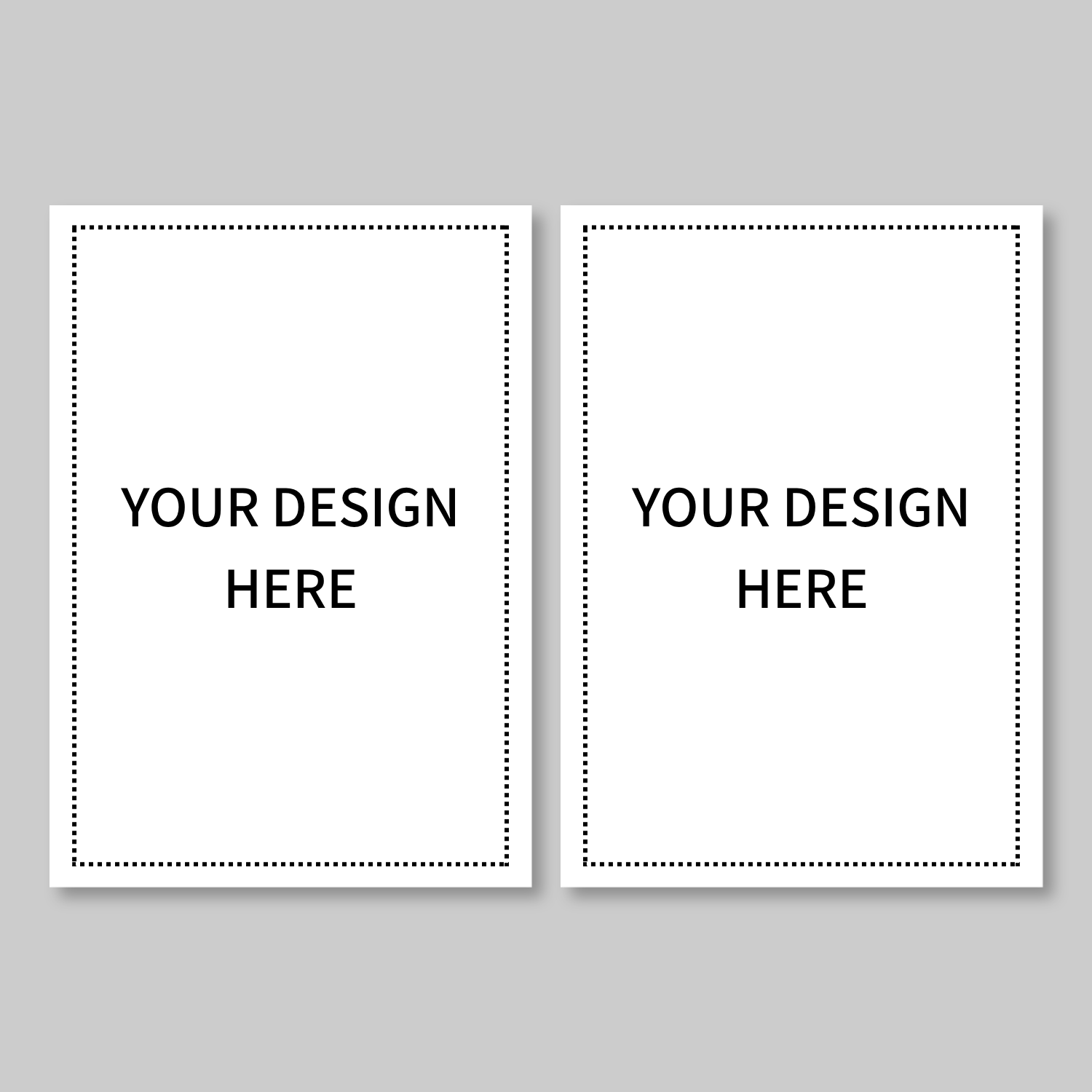 A4 - Custom Printed Basic Menu Cards