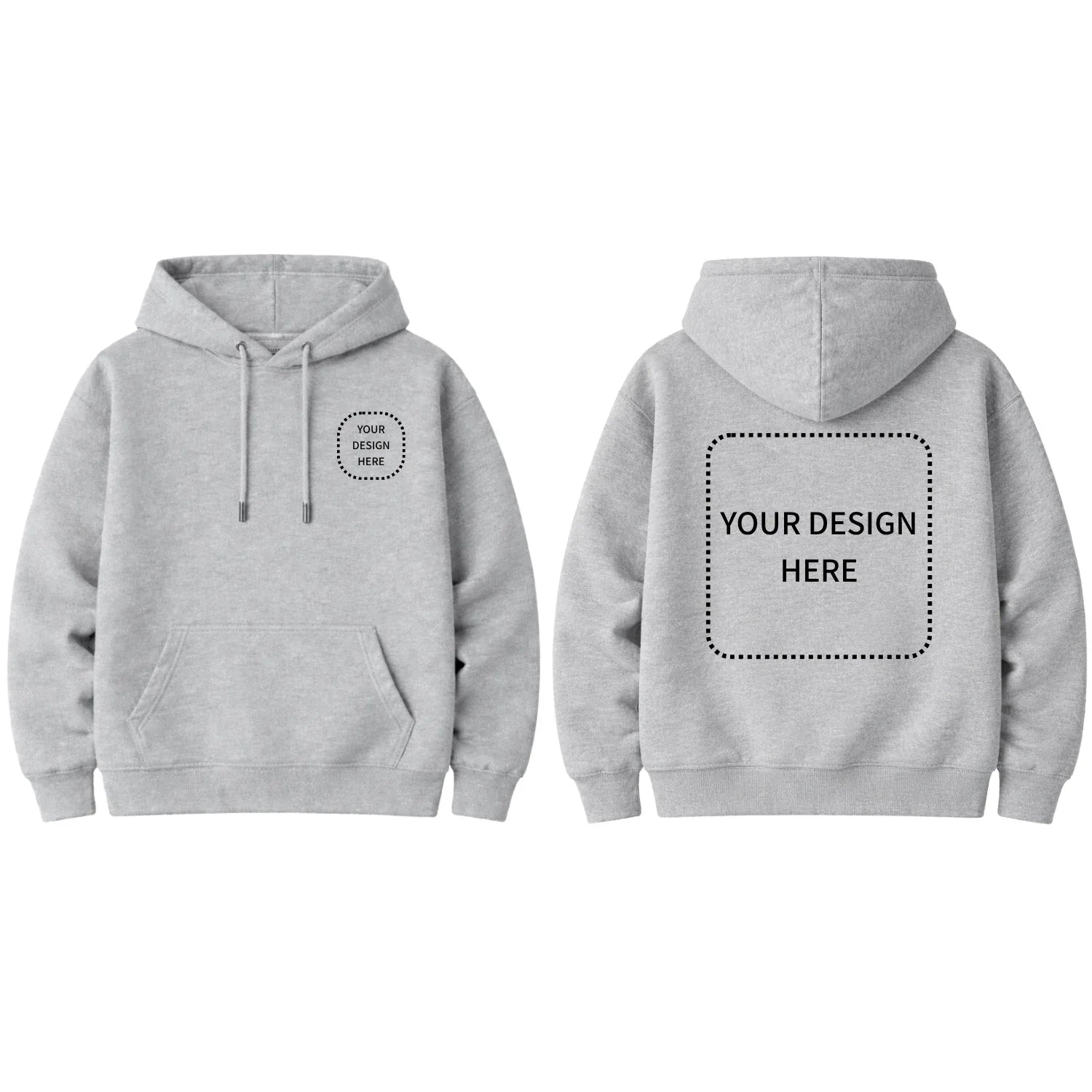Custom Printed Regular Fit Hoodies