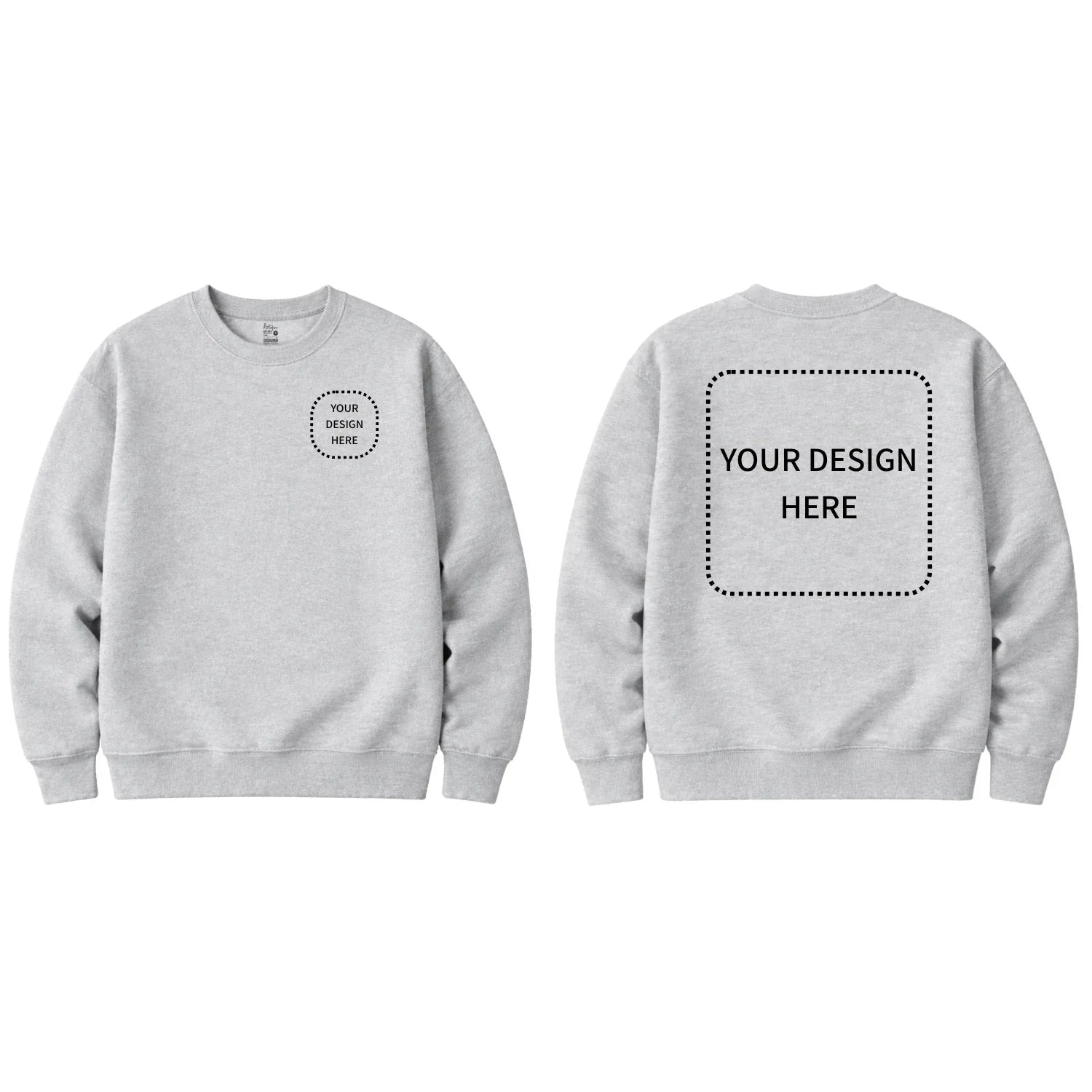Custom Printed Round Neck Sweatshirts