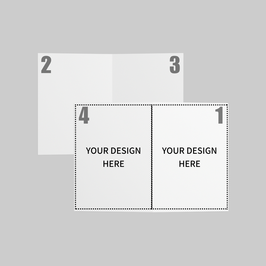 A5 - Custom Printed Half Fold Brochures