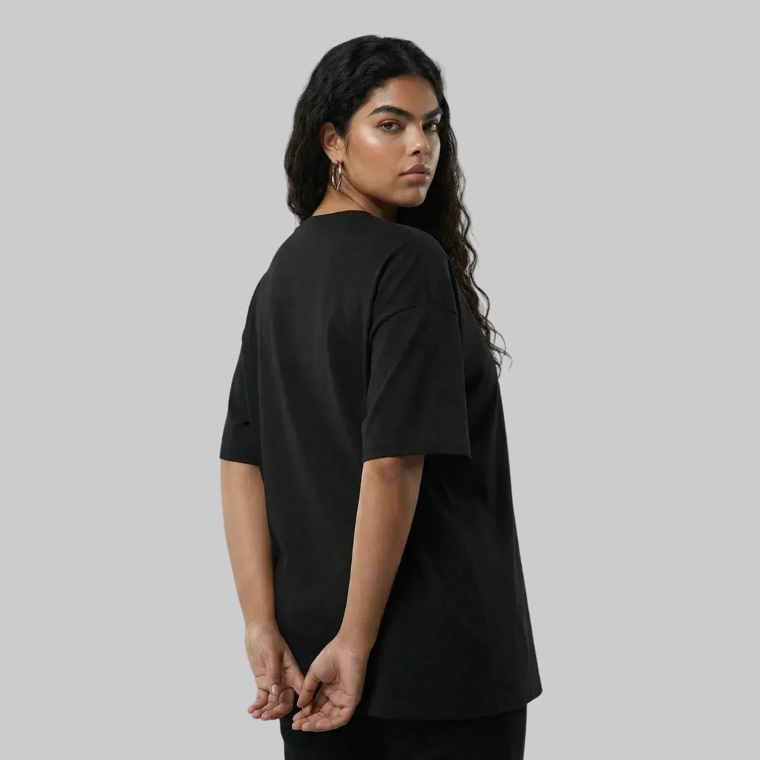 Oversized Drop Shoulder T-shirts - Artaper