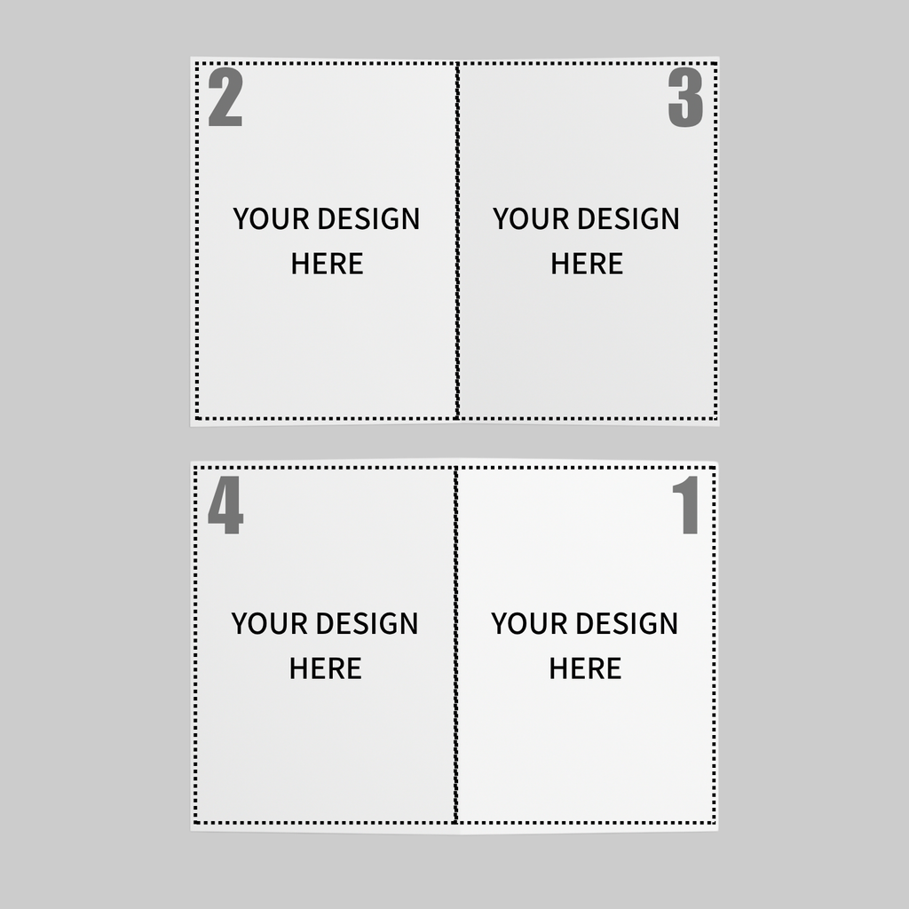 A5 - Custom Printed Half Fold Brochures