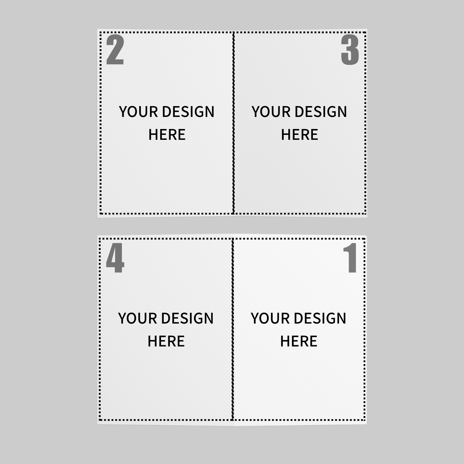 A5 - Custom Printed Half Fold Brochures
