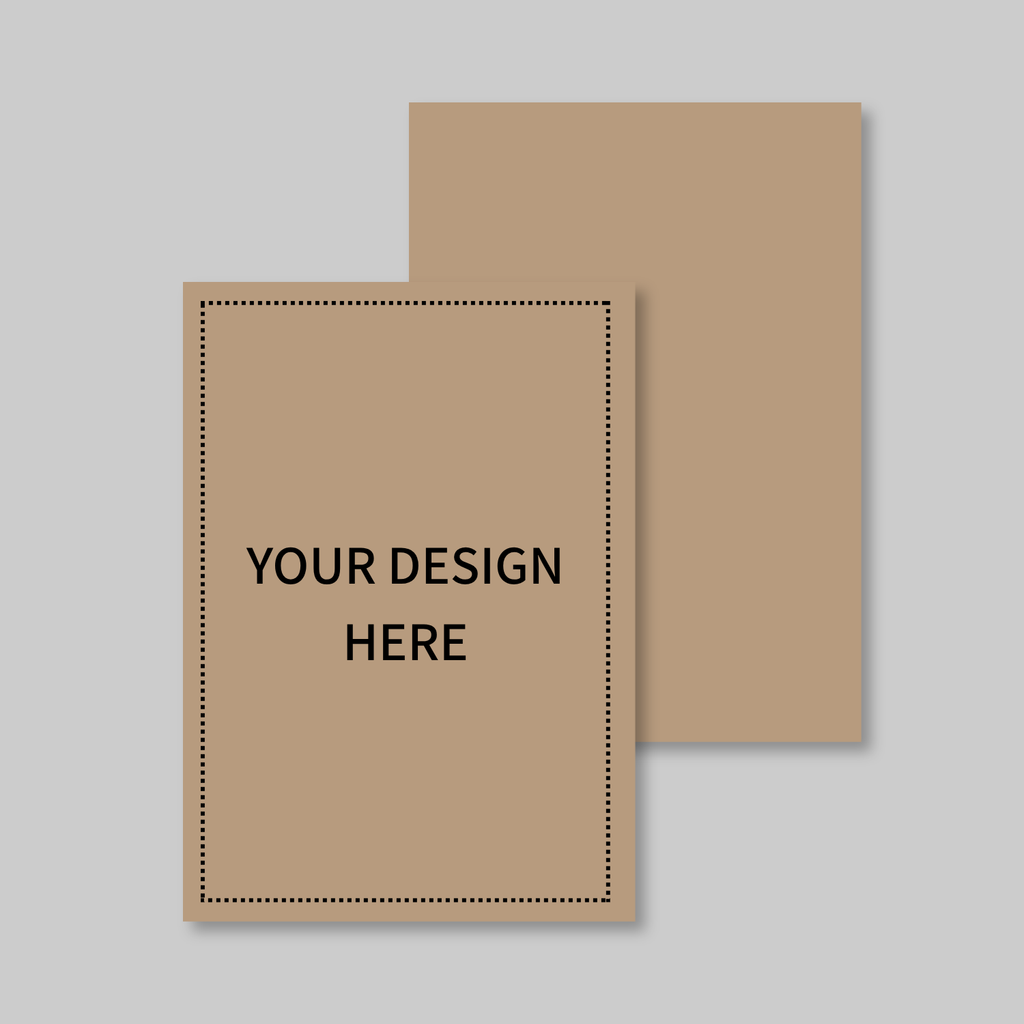 A4 - Custom Printed Basic Menu Cards