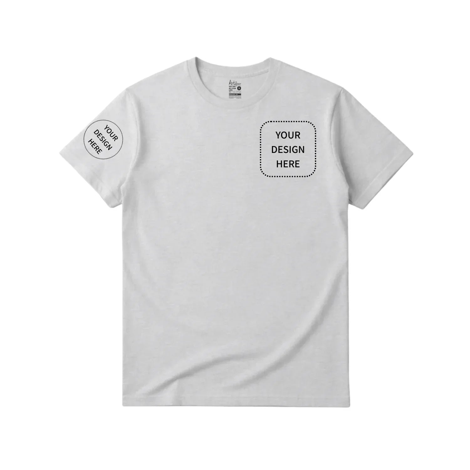 Custom Printed Regular Fit T-shirt - Artaper