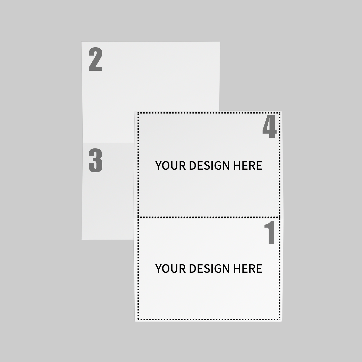 A5 - Custom Printed Half Fold Brochures