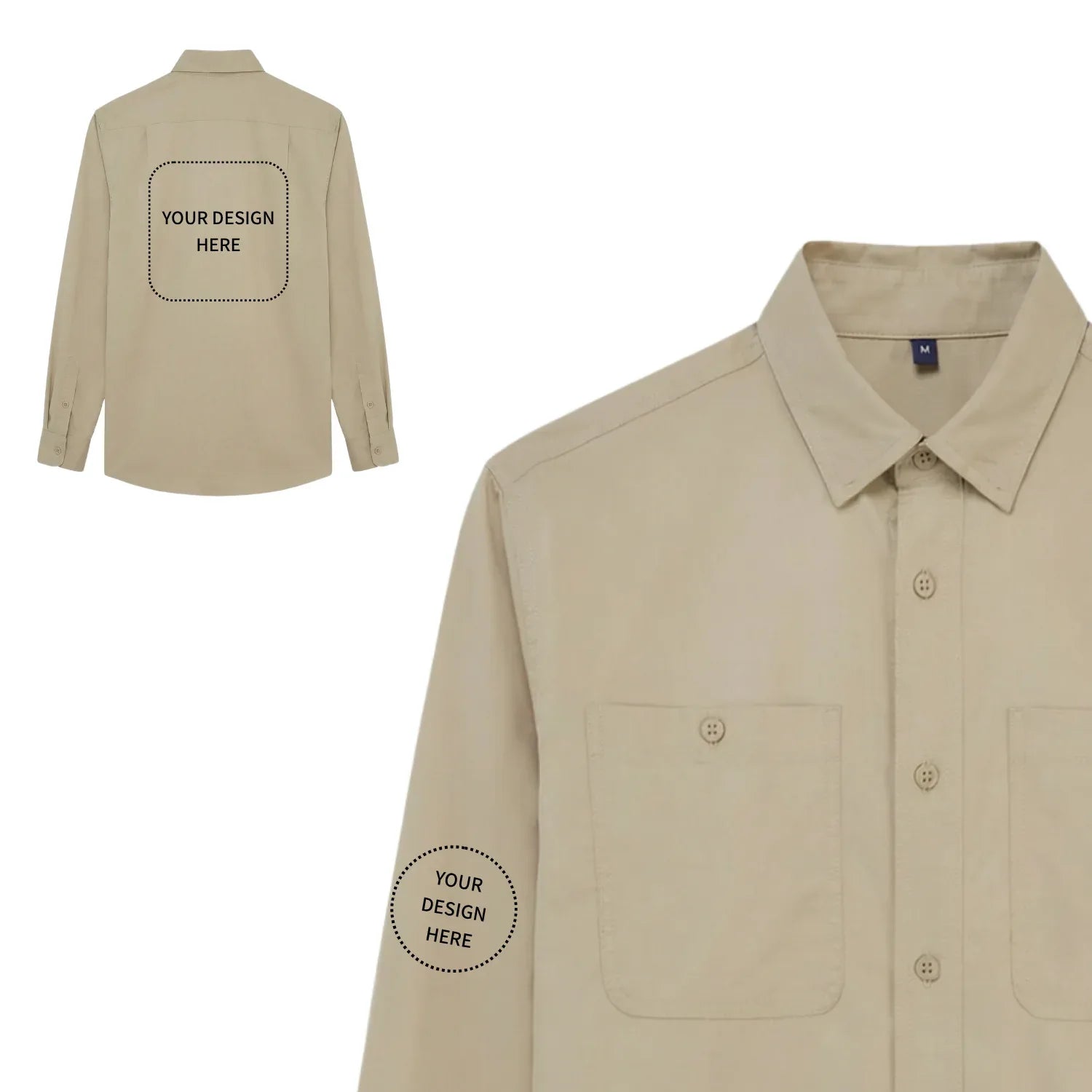 Custom Printed Full Sleeve Shirts with Pockets