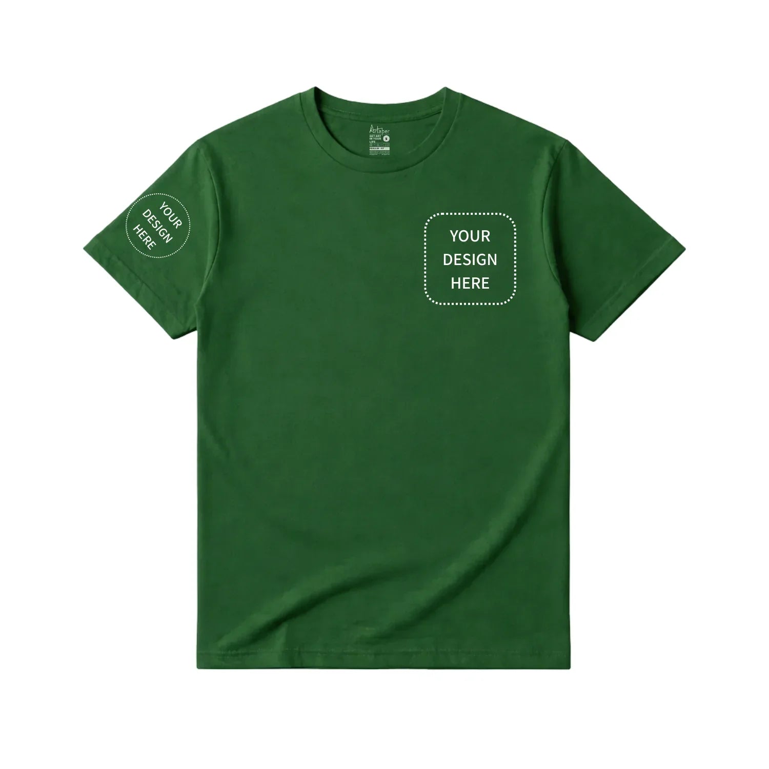 Custom Printed Regular Fit T-shirt - Artaper