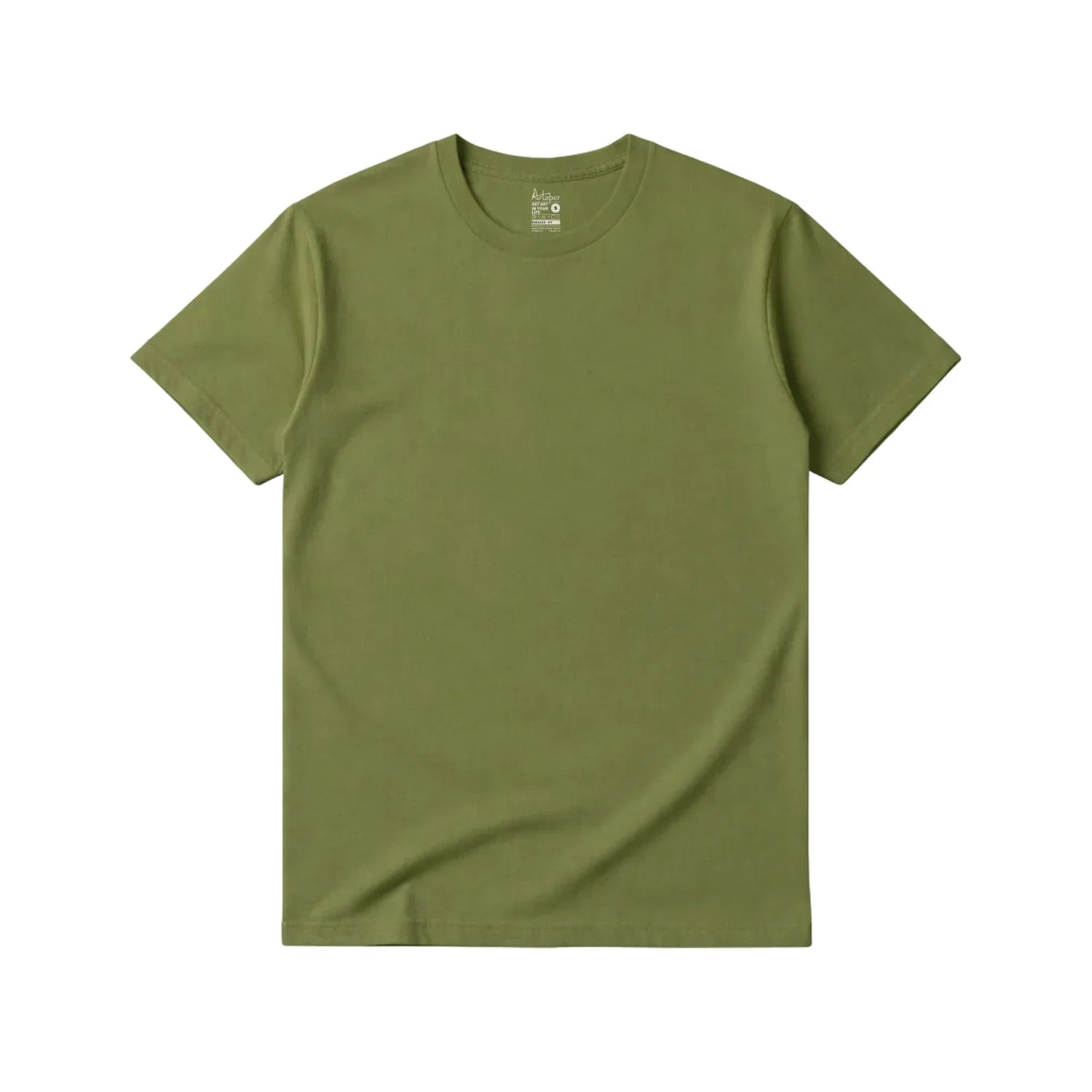 Plain Regular Fit T-shirts - Artaper