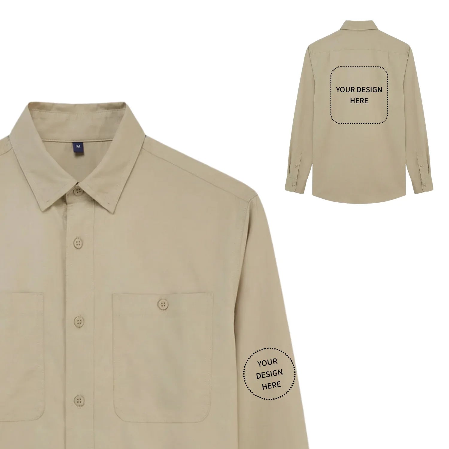 Custom Printed Full Sleeve Shirts with Pockets