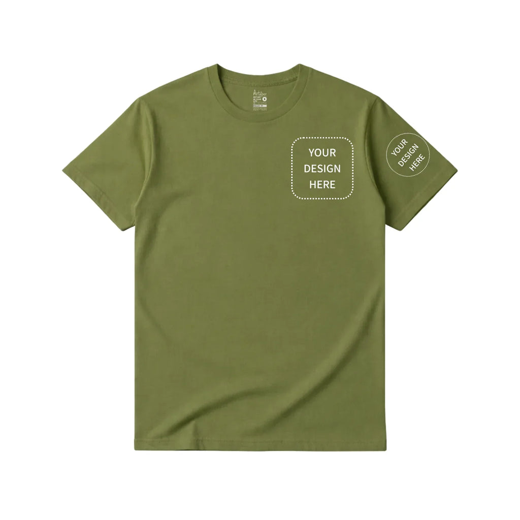 Custom Printed Regular Fit T-shirt - Artaper