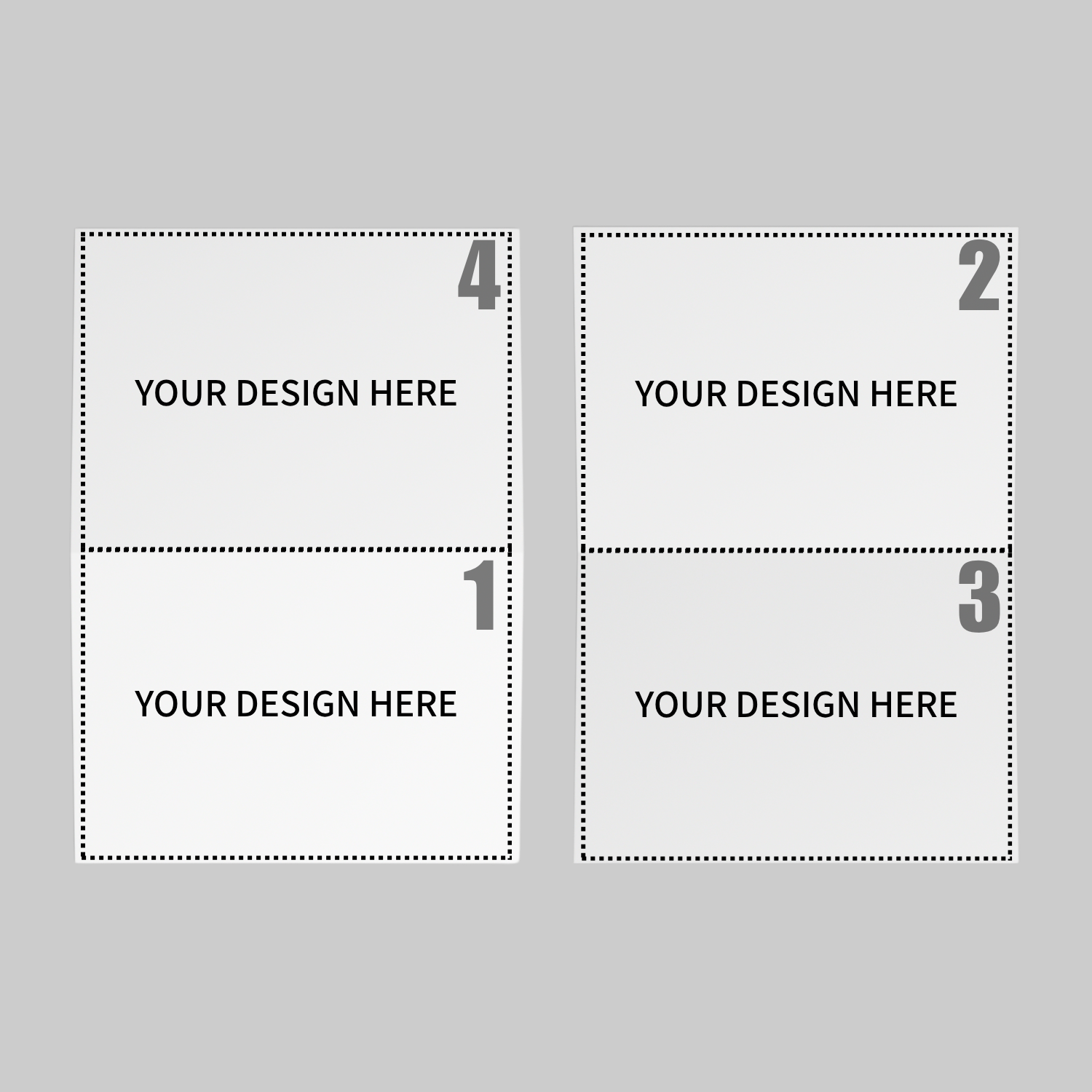 A5 - Custom Printed Half Fold Brochures