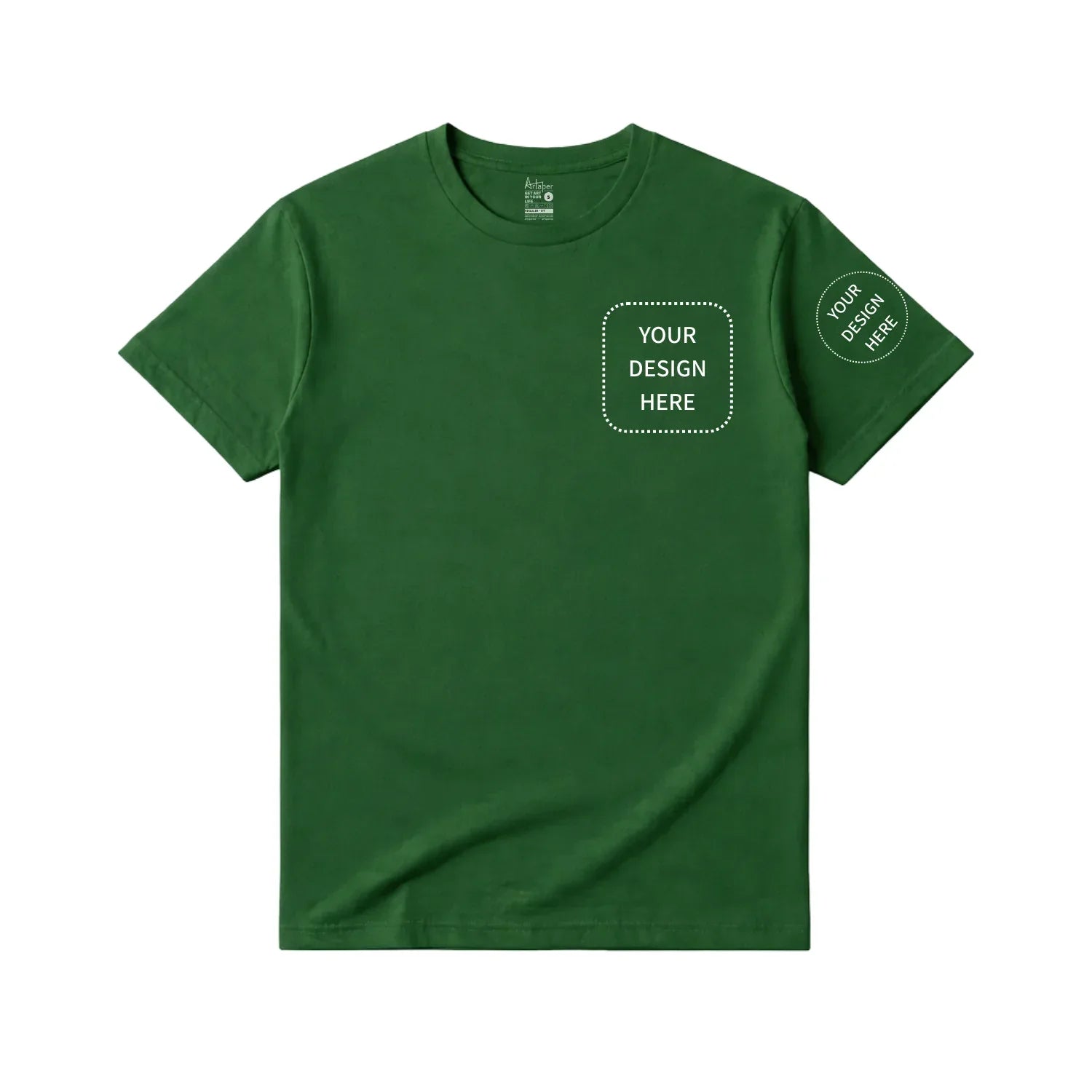 Custom Printed Regular Fit T-shirt - Artaper