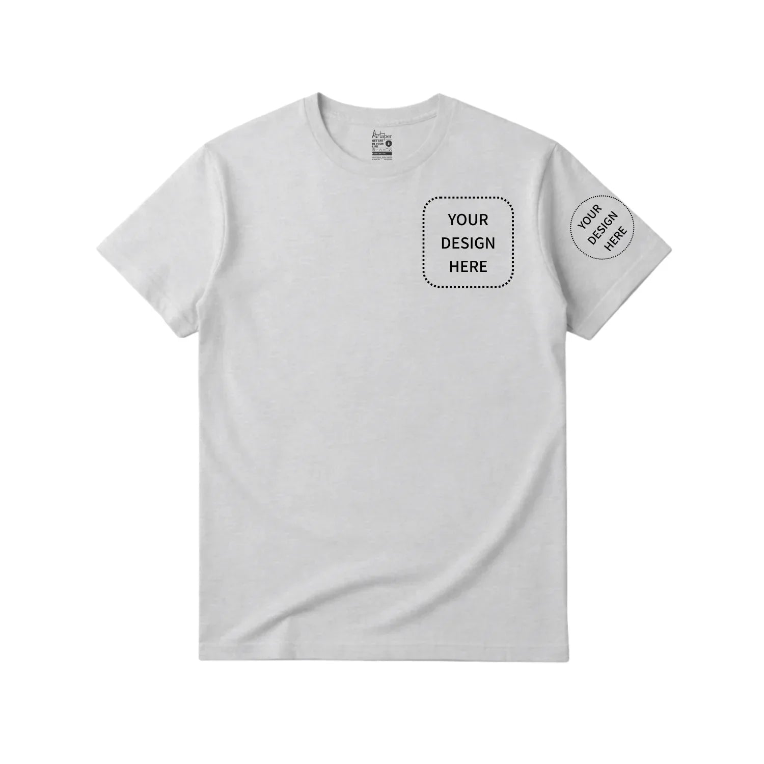 Custom Printed Regular Fit T-shirt - Artaper