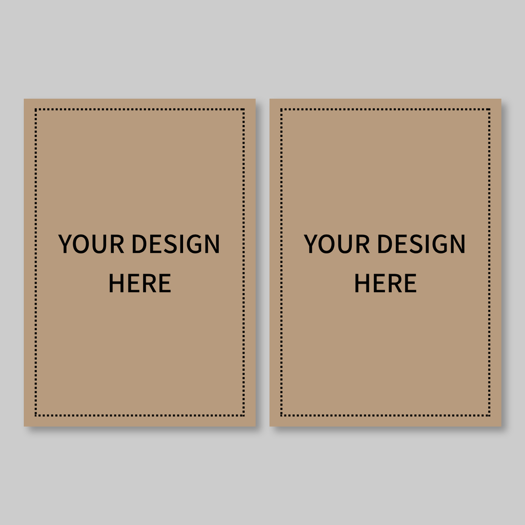 A4 - Custom Printed Basic Menu Cards